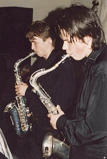 Антон Григорьев (справа) и Алексей Круглов, 2000