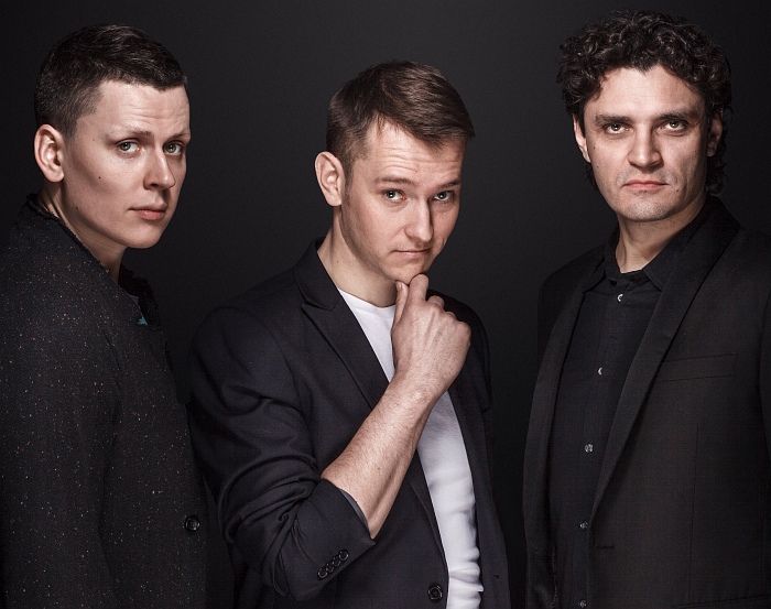 LRK Trio: drummer Kravtsov, pianist Lebedev, bassist Revnyuk