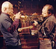 Юрий Парфенов и Аркадий Кириченко на фестивале SKIF, Нью-Йорк, 1997