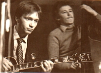 Александр Старостенко, 1984 (на заднем плане В.Кудрявцев)