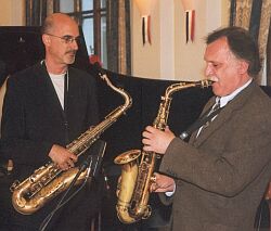 Michael Brecker and Alexander Oseichuk