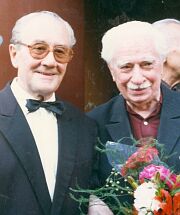 Виктор Деринг (слева) и Олег Лундстрем, 2001