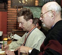 Збигнев Намысловски и Аркадий Петров, Москва, 2005 (фото: Вл.Коробицын)