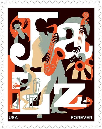 Jazz Postage Stamp