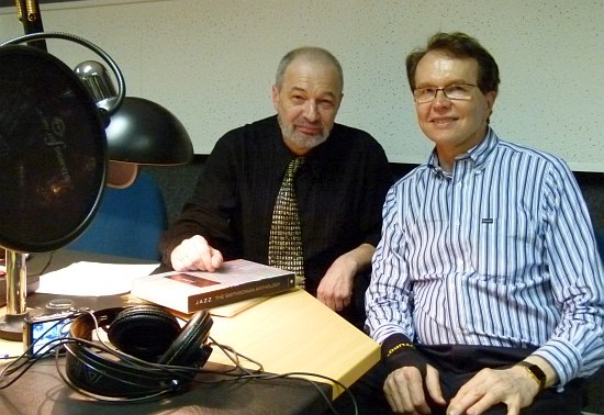 Михаил Митропольский и Джон Хассе в студии Радио России
