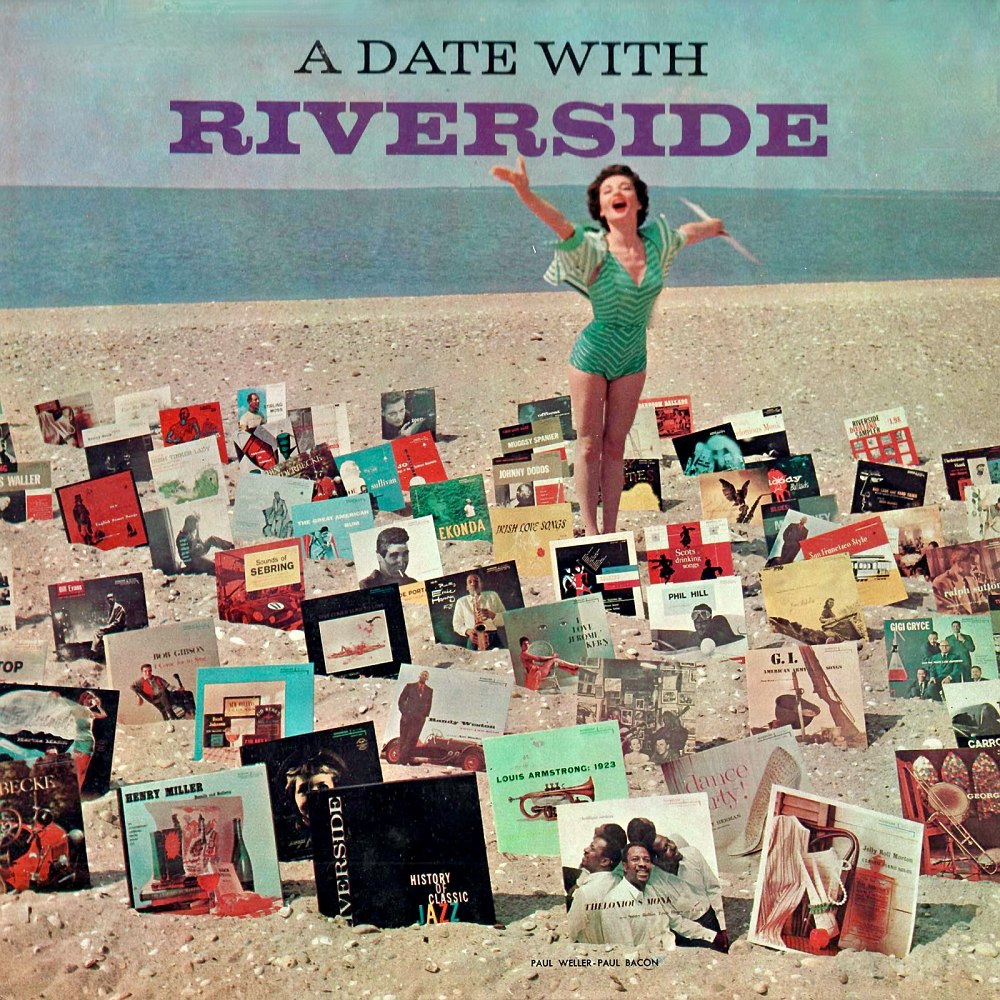Сборник «A Date With Riverside» (RLP S-4, 1957). Дизайн: Пол Бэйкон. Фото: Пол Уэллер