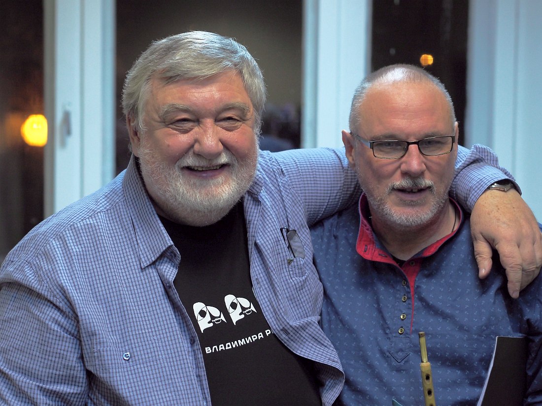 Анатолий Вапиров и Сергей Старостин. Архангельск, 2015 (фото: Кирилл Мошков)
