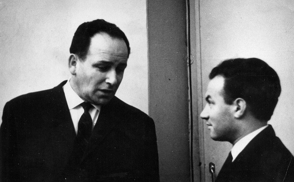 Иосиф Вайнштейн и Владимир Фейертаг, 1965 г. Центр исследования джаза, коллекция Владимира Фейертага