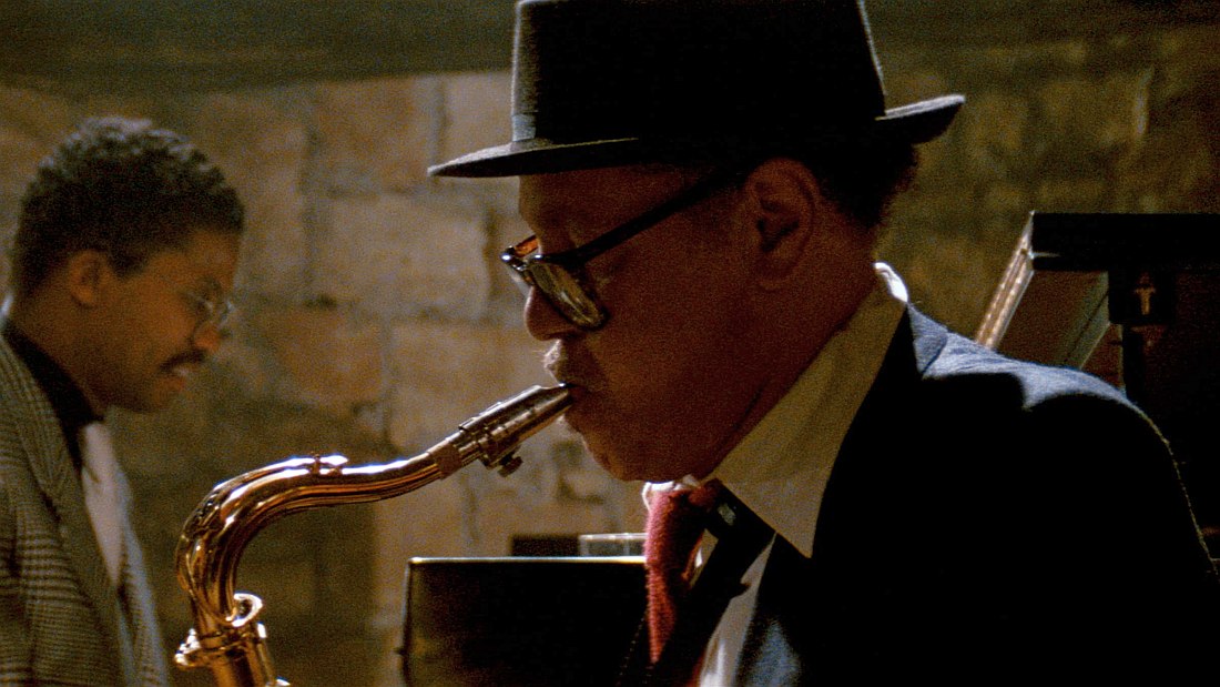 Хёрби Хэнкок и Декстер Гордон в фильме Бертрана Тавернье «Около полуночи»