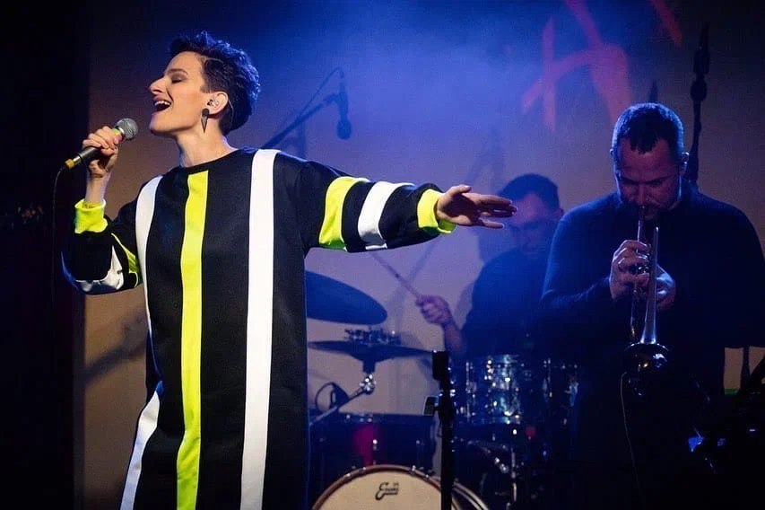 Алина Ростоцкая и трубач Салман Абуев