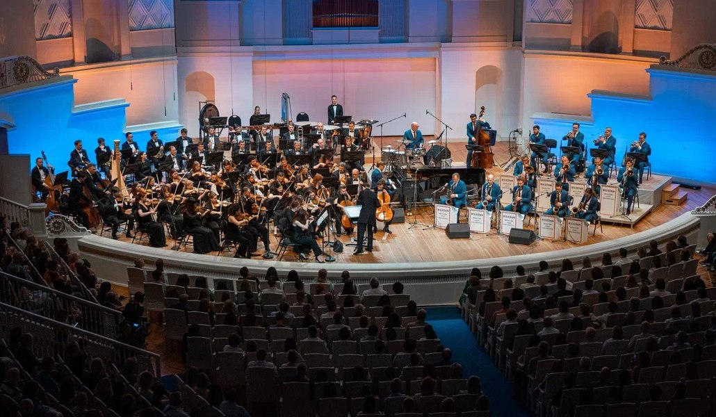 Московский государственный симфонический оркестр Ивана Рудина и Московский джазовый оркестр Игоря Бутмана