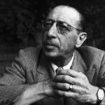 Русский композитор Игорь Стравинский: Концерт для джазового оркестра Игорь Стравинский (фото около 1946)