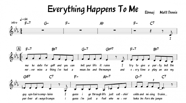 Всё, что происходит: история джазового стандарта «Everything Happens To Me»