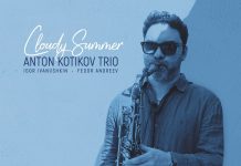 Новые альбомы: саксофонист Антон Котиков «Облачное лето» обложка альбома