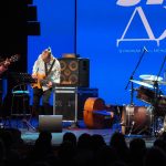 Пятая встреча цикла «Джазовые истории с Кириллом Мошковым» в Зарядье: латин-джаз! Жоандер Сантос, Алексей Заволокин, Овер Серрано (фото: Наталья Кравченко)